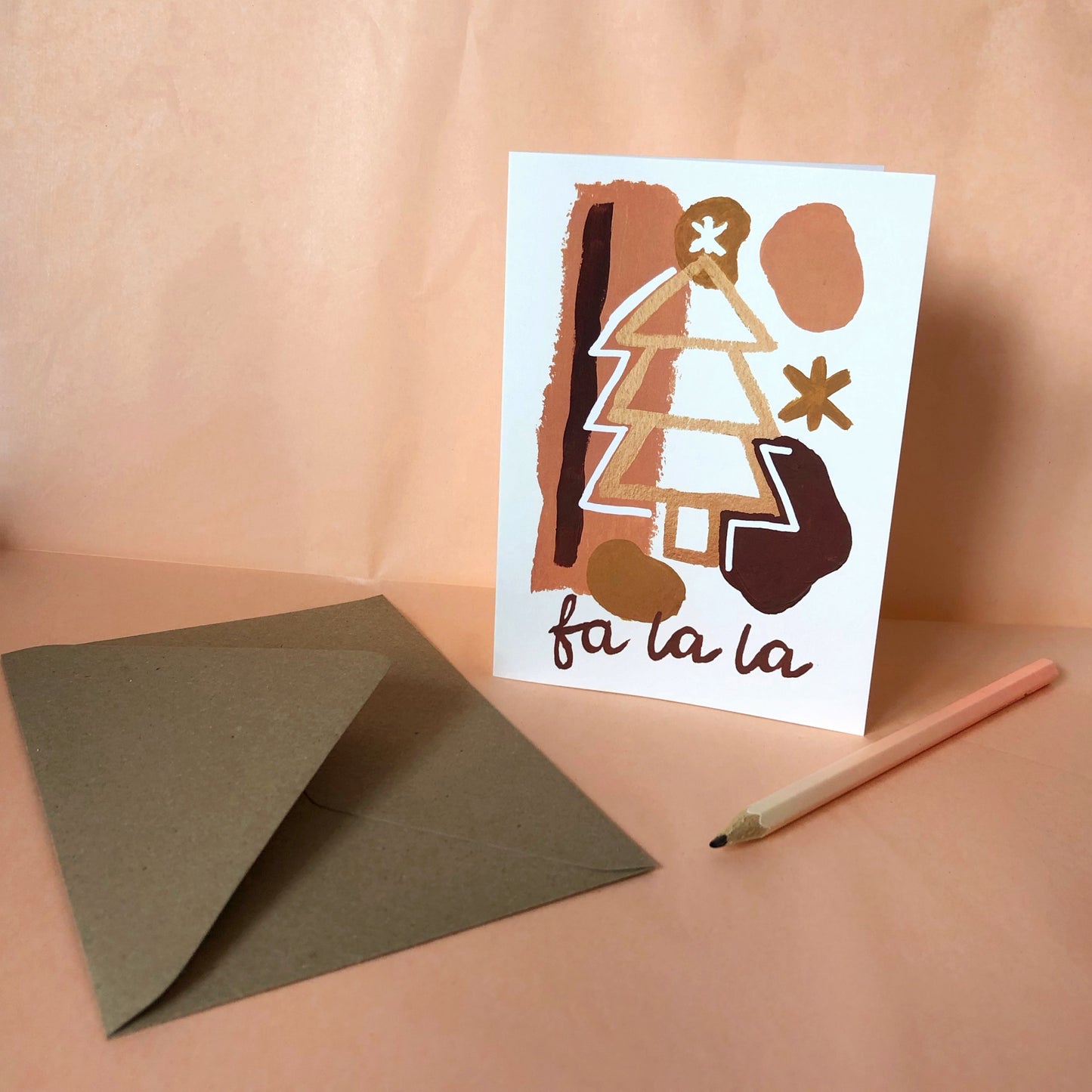 Fa La La Christmas Greeting Card