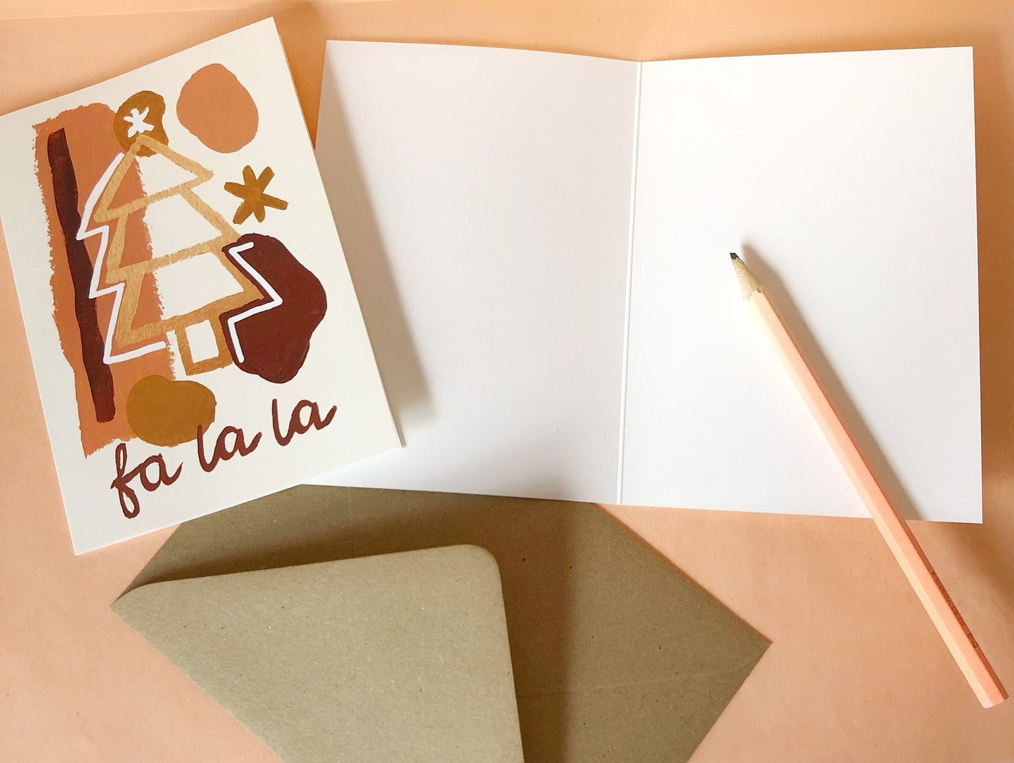 Fa La La Christmas Greeting Card