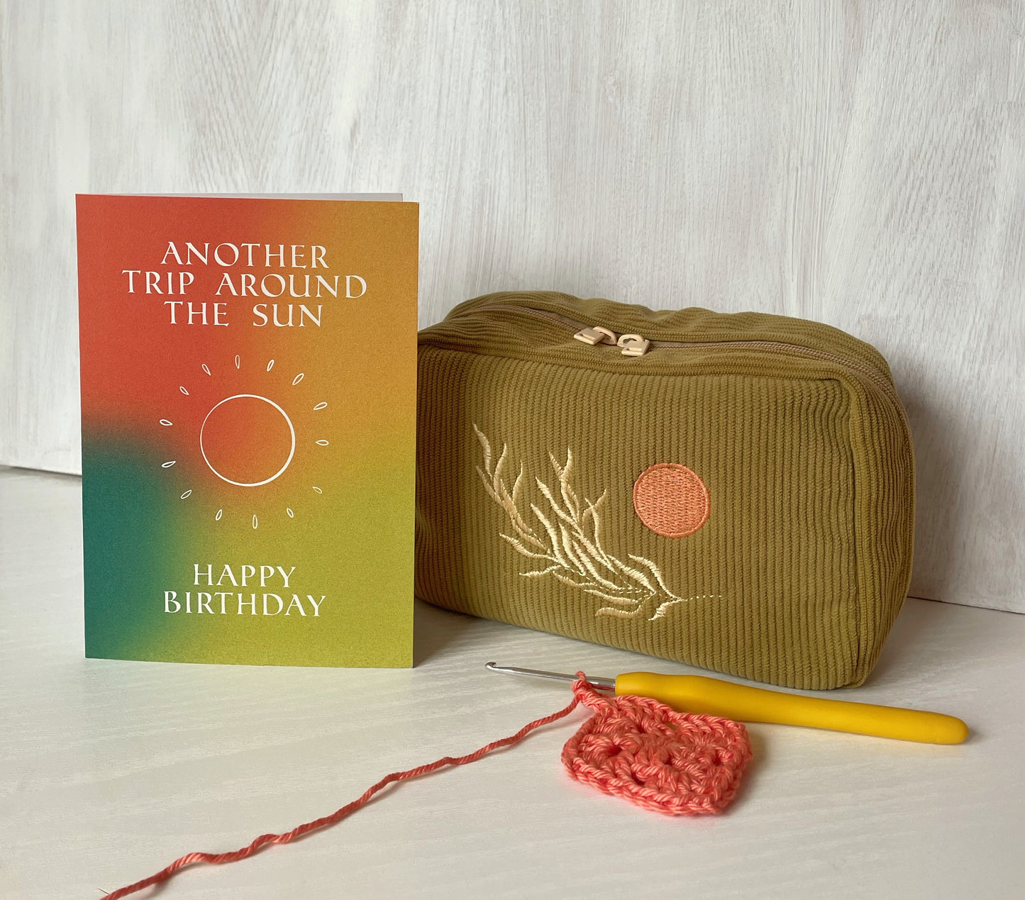 Another Trip Around The Sun A6 Birthday Card | Bohemian