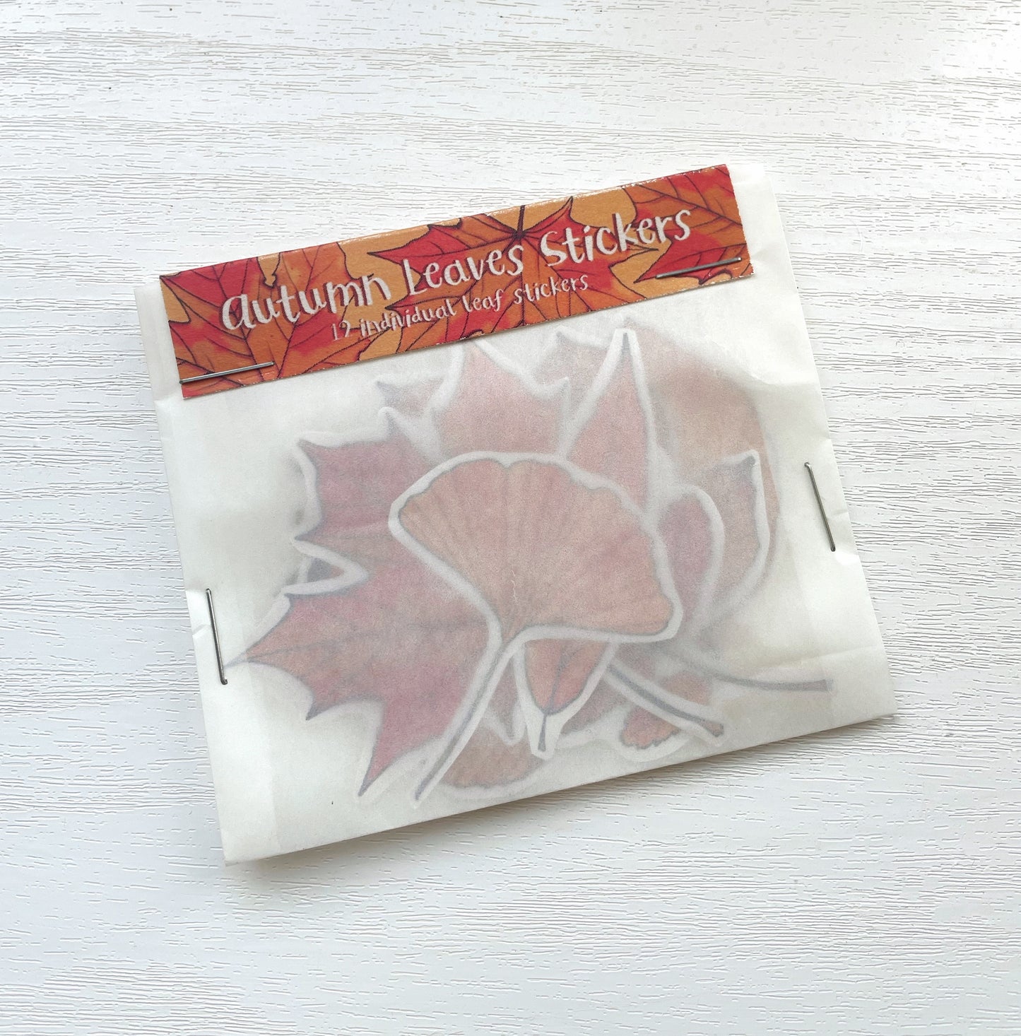 Autumn Leaves Sticker Set | Autumnal Journal Stickers