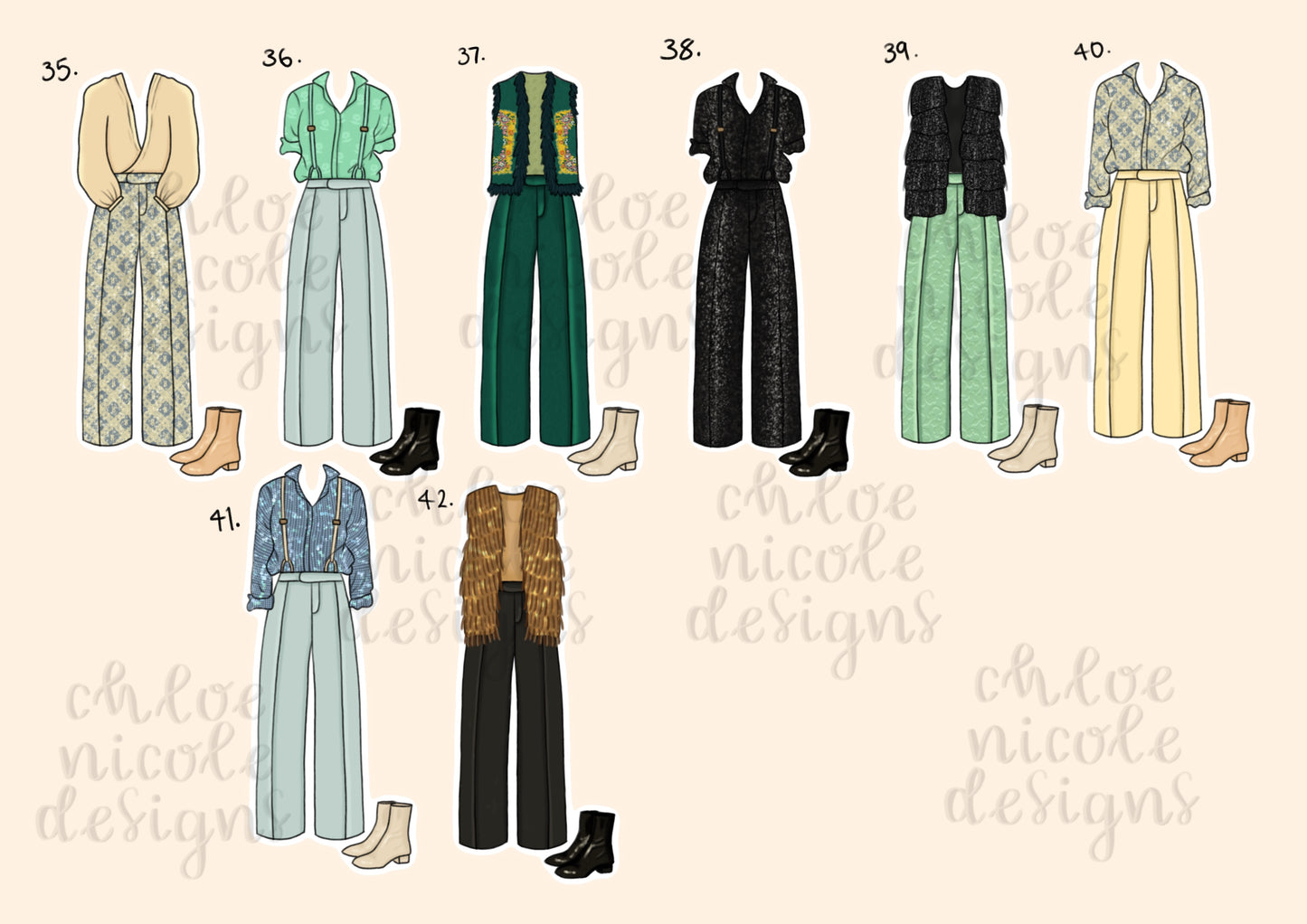 Love On Tour 2021 North America Harry Styles Outfit Stickers | HSLOT