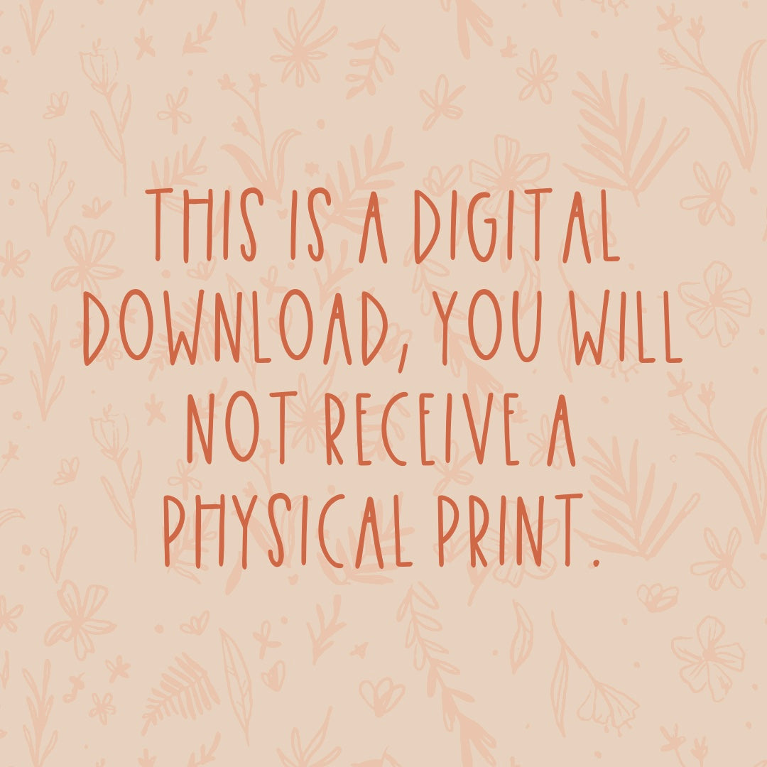 Boho Art Prints - Desert and Moon Phases | Digital Download