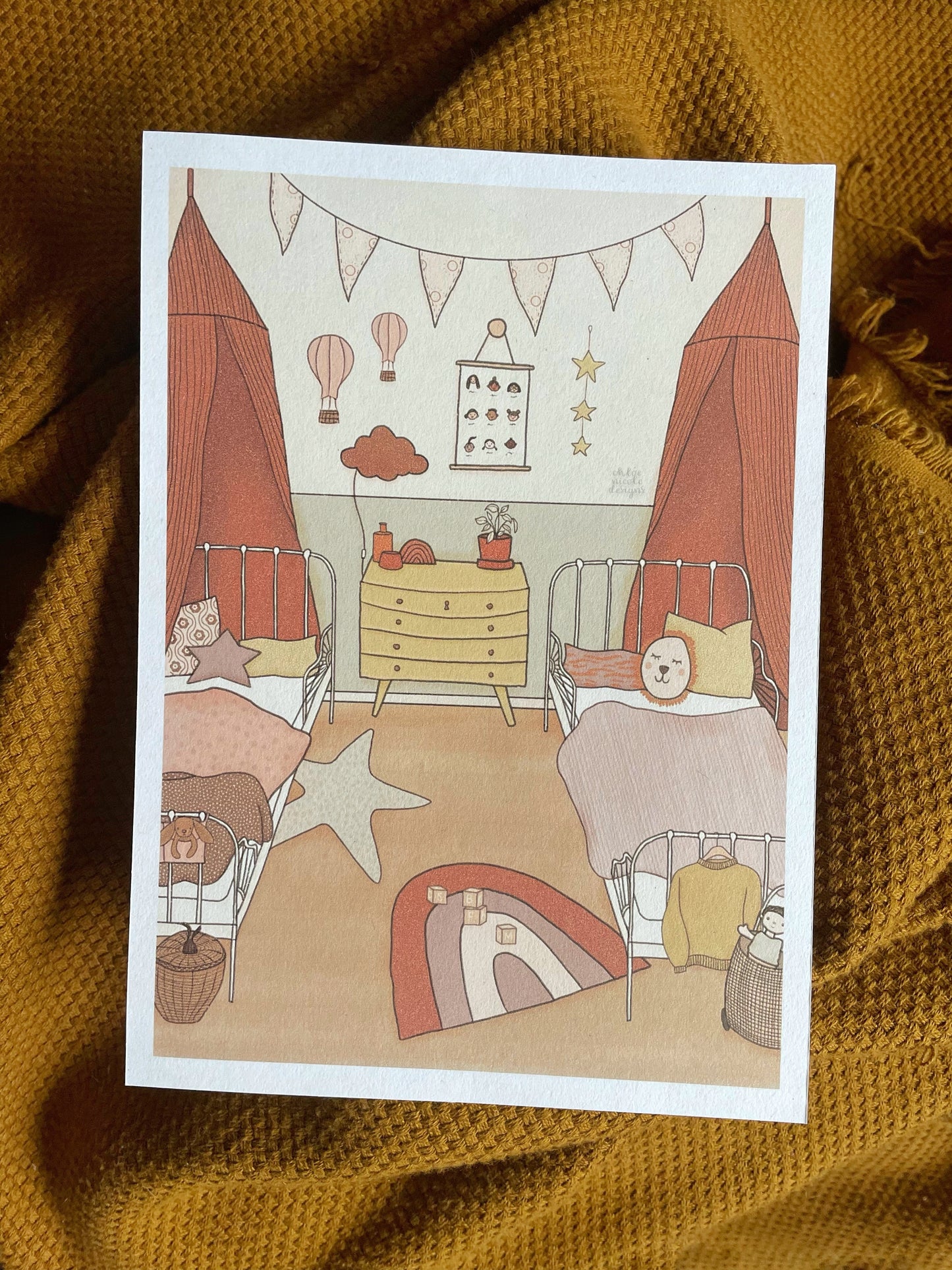 Girls Nursery Art Print | Digital Download