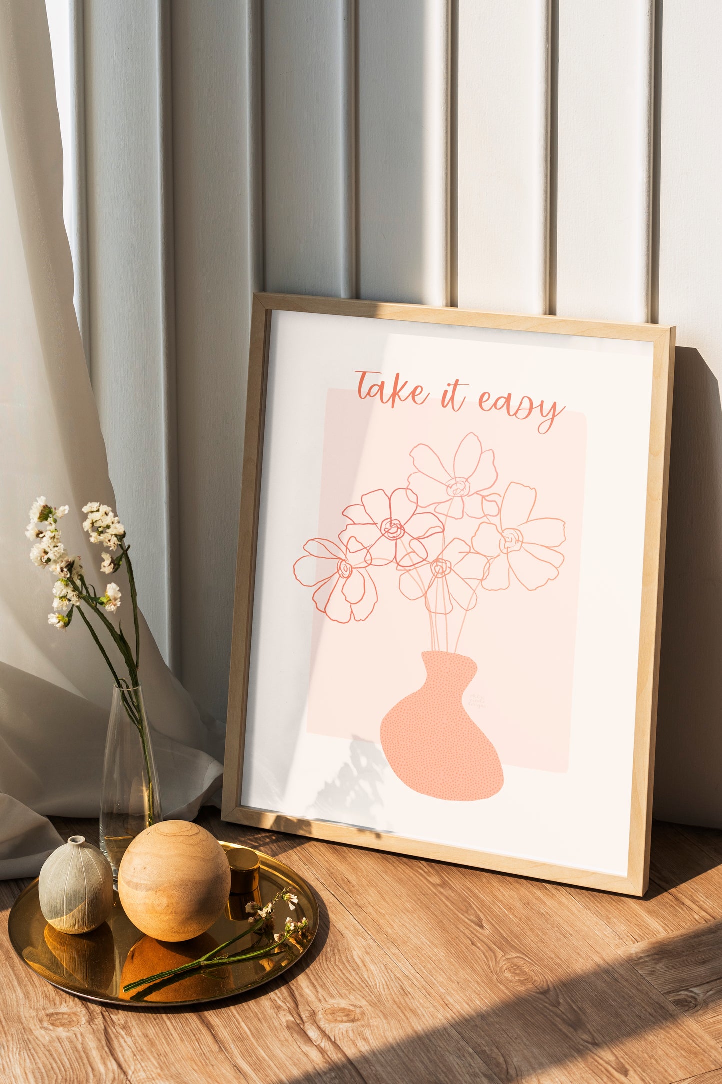 5 Floral Boho Art Prints | Digital Download
