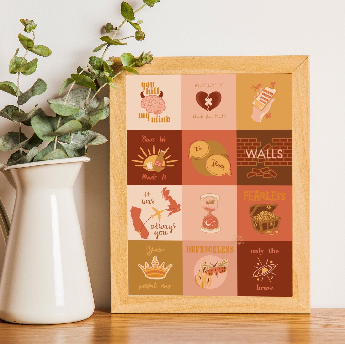 Louis Tomlinson ‘Walls’ Album Tracks Print/Poster