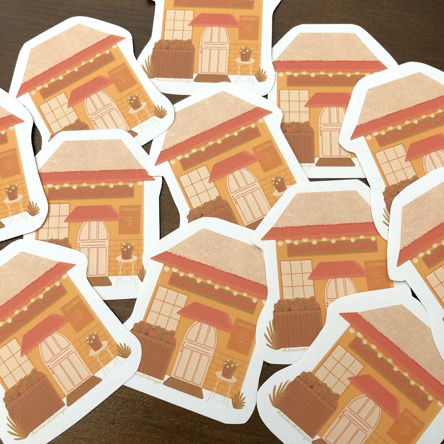 Beachwood Cafe sticker | Harry Styles ‘Falling’ lyrics