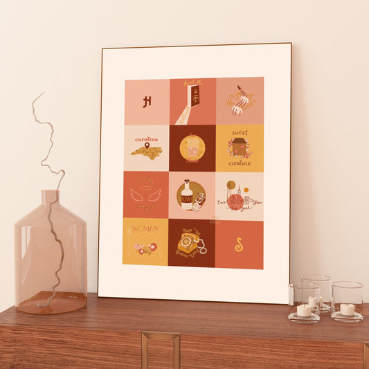 Harry Styles Debut Album Tracks Print/Poster