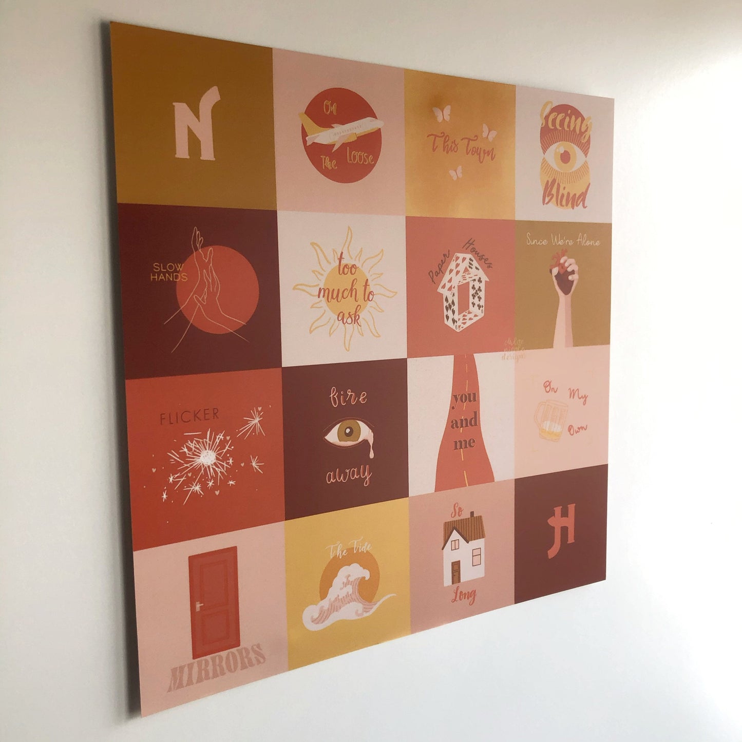 Niall Horan ‘Flicker’ Album Tracks Print