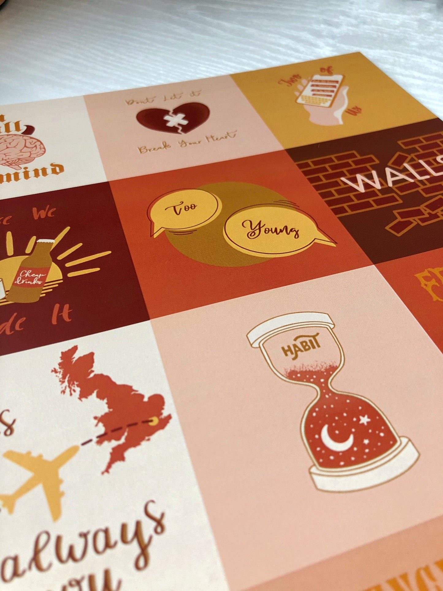 Louis Tomlinson ‘Walls’ Album Tracks Print/Poster