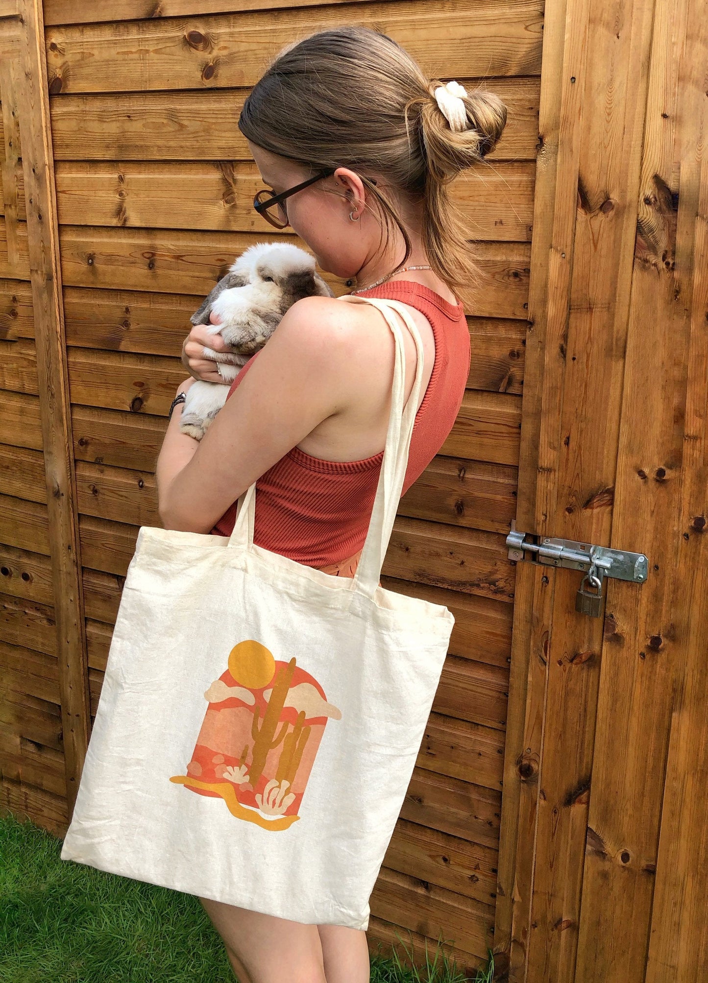 Boho Art Tote Bag | Desert or Moons