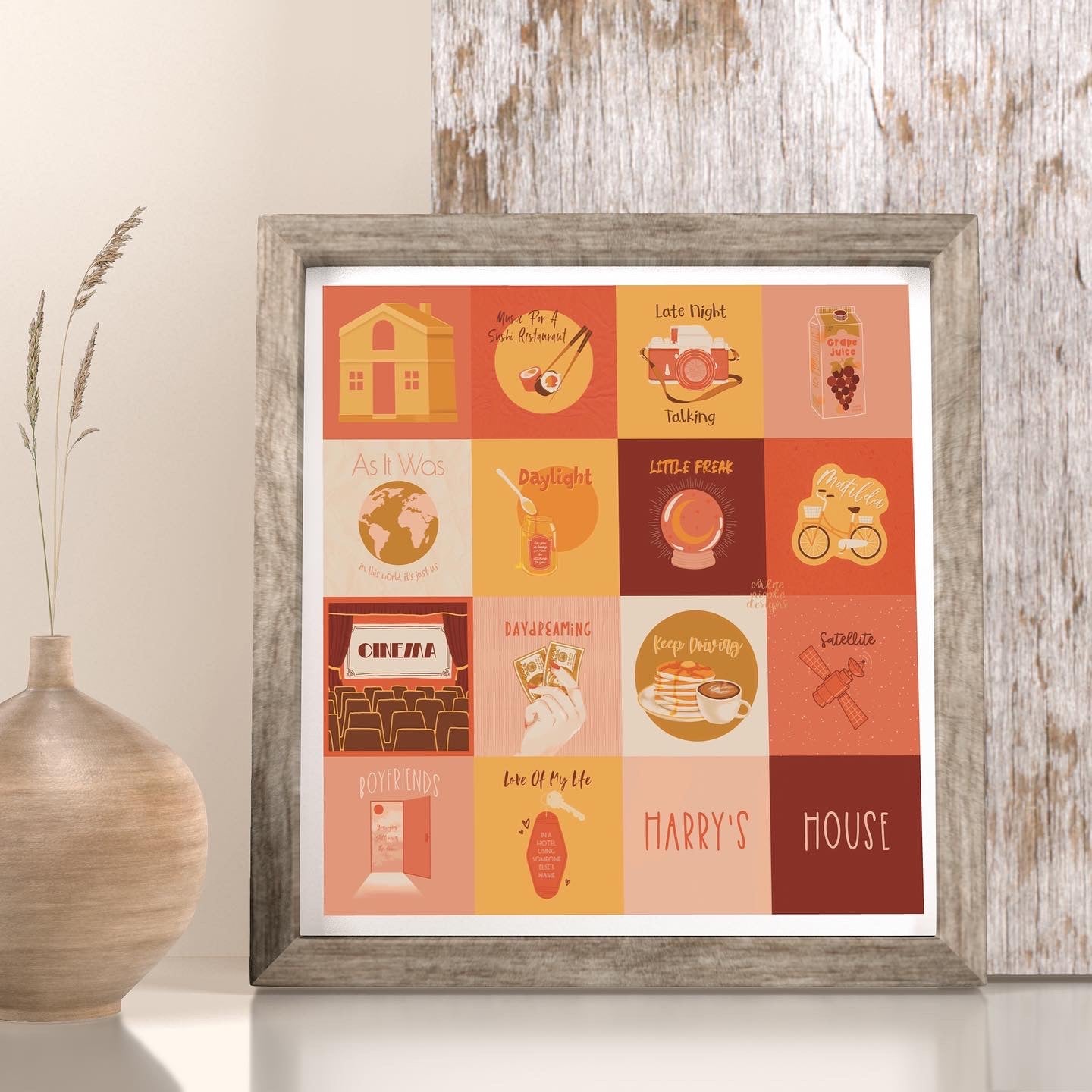 Harry Styles ‘Harry's House’ Album Tracks Print/Poster