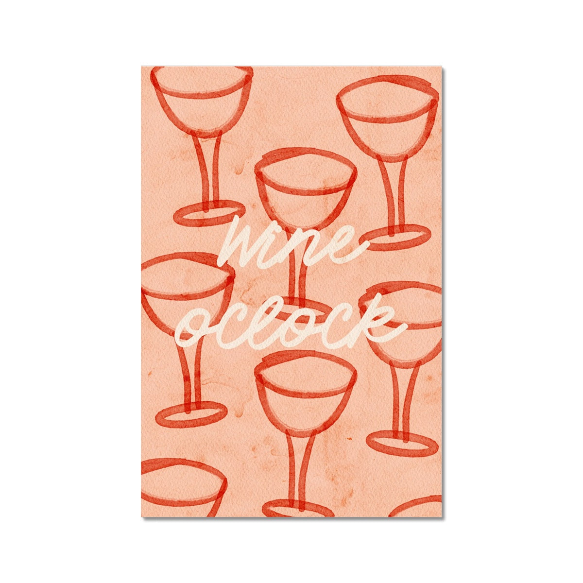 Wine o’clock Fine Art Print