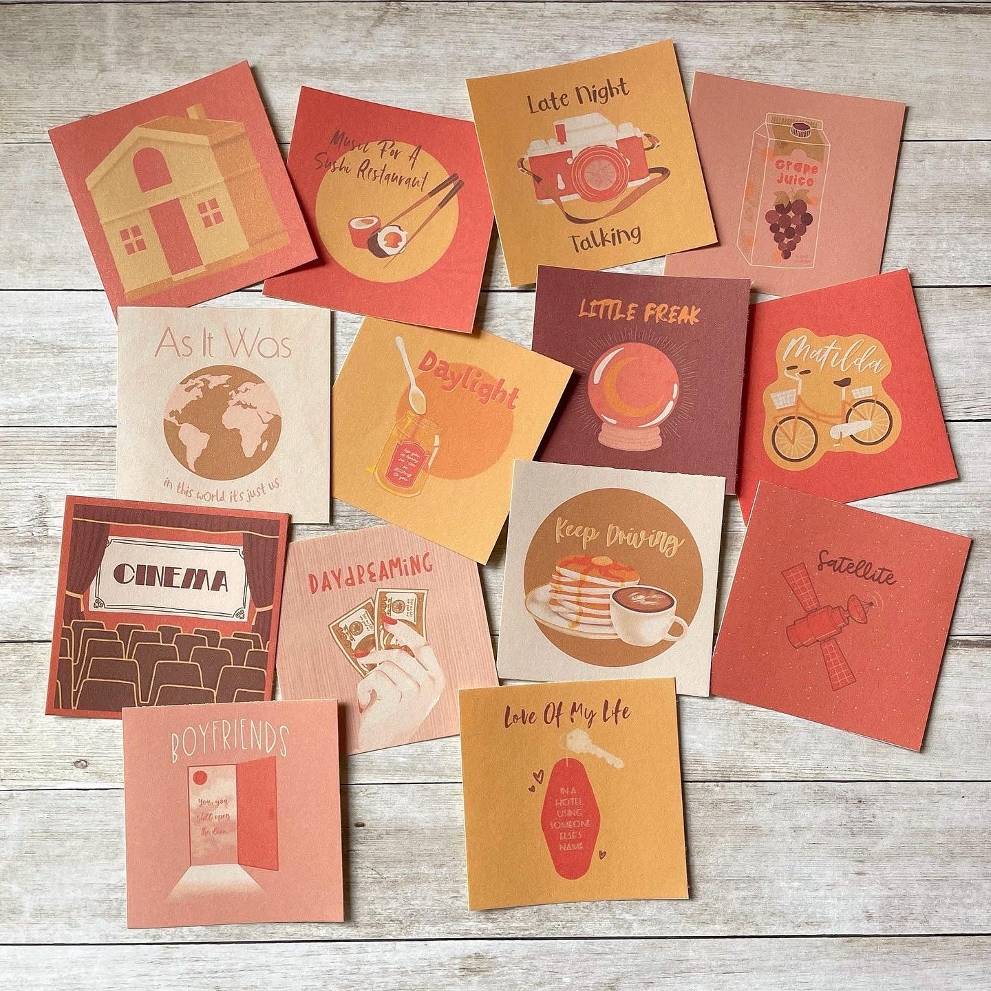 Harry Styles 'Harry's House' Album Tracks Sticker Set