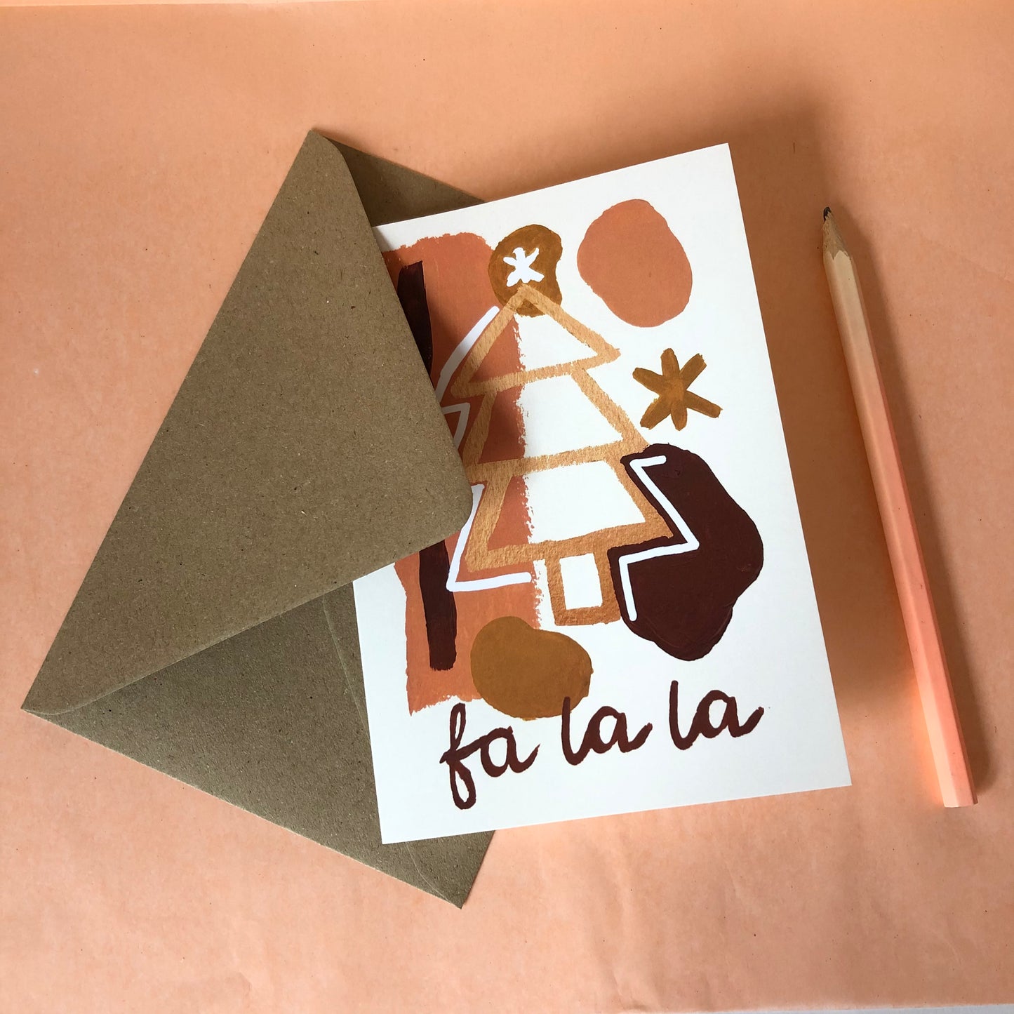 Fa La La Christmas Greeting Card