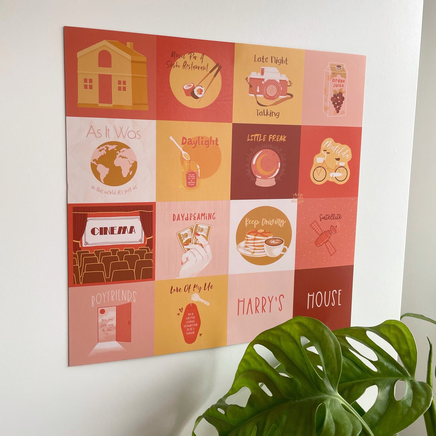 Harry Styles ‘Harry's House’ Album Tracks Print/Poster