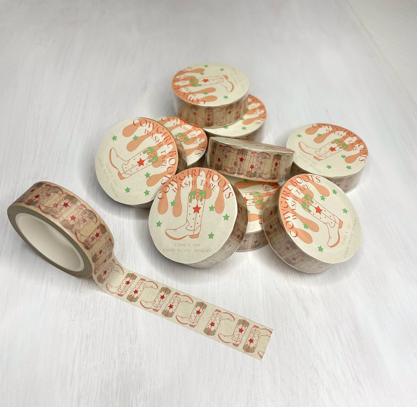 Cowgirl Boots Washi Tape