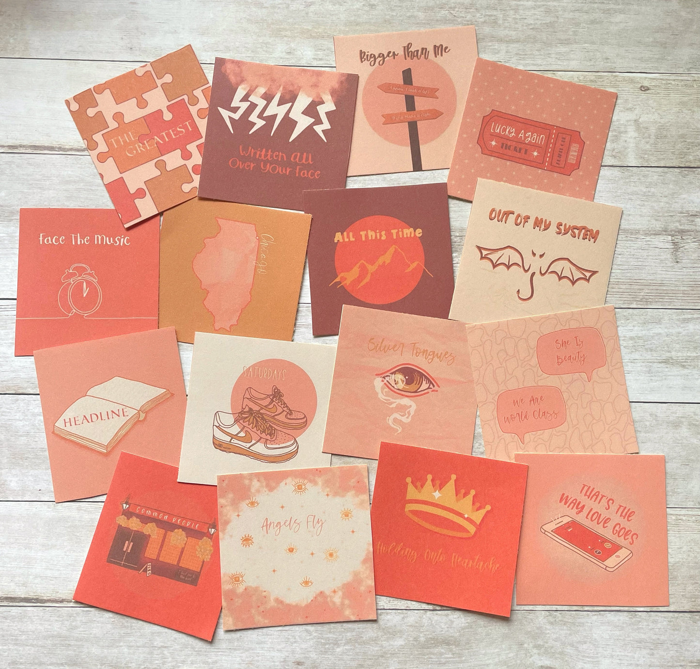 Louis Tomlinson ‘Faith in the Future’ Album Tracks Sticker Set