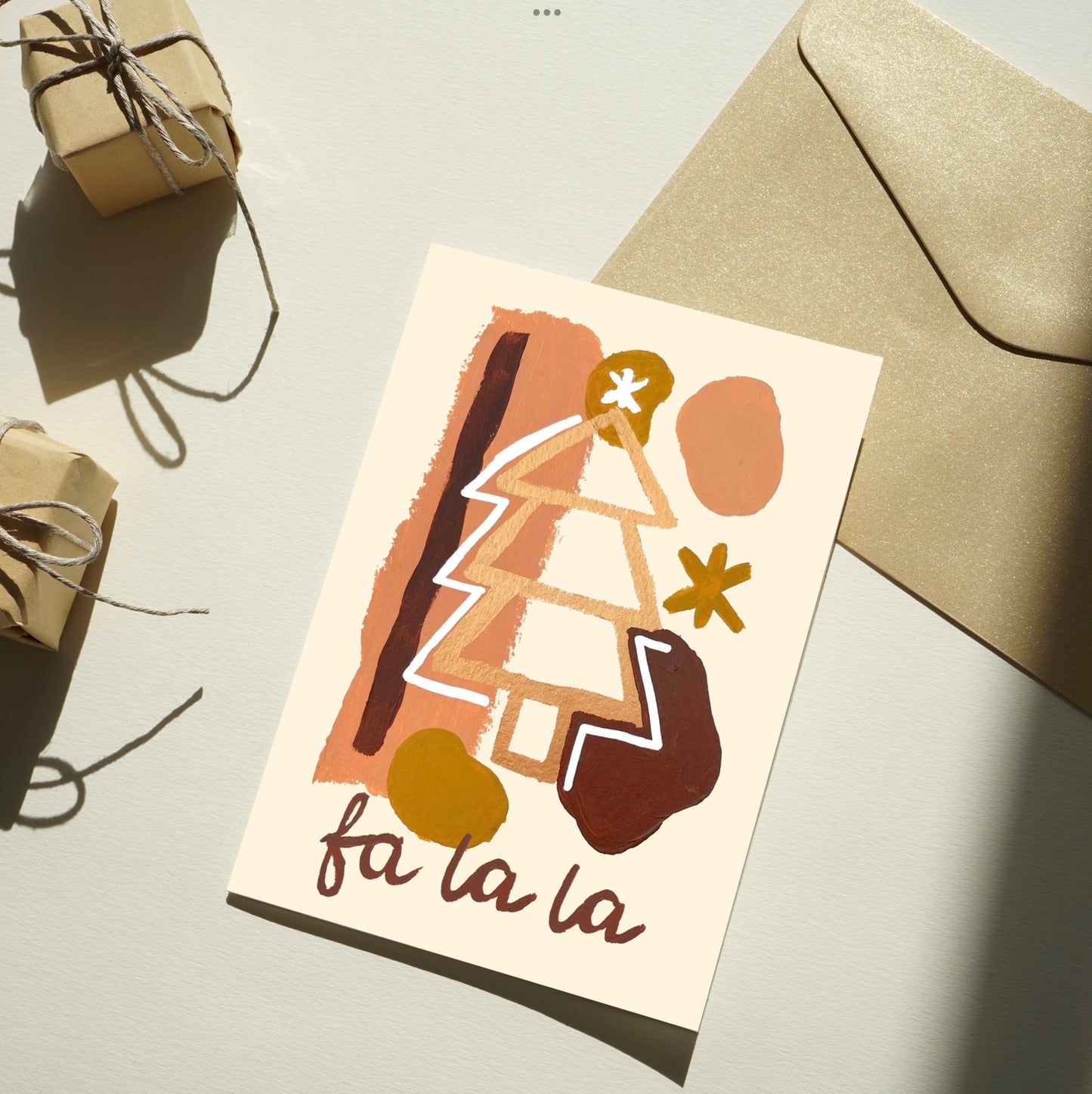 Fa La La Christmas Greeting Card