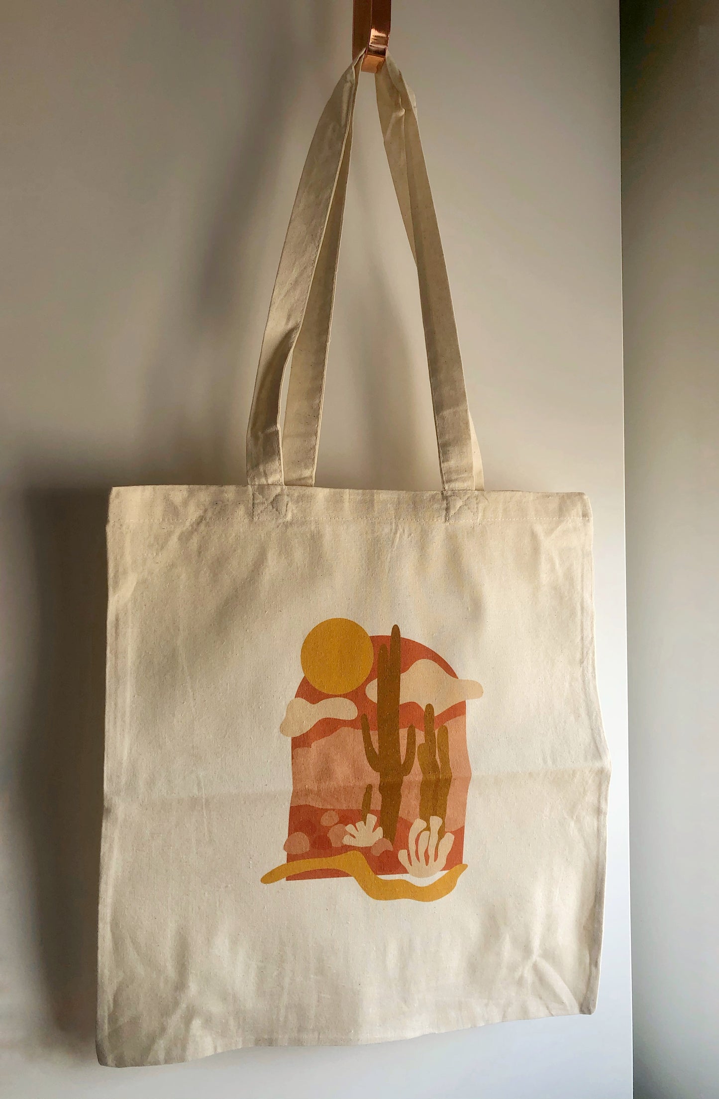 Boho Art Tote Bag | Desert or Moons