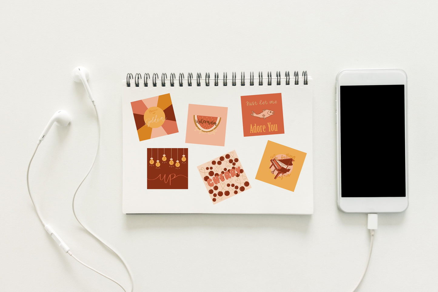 Harry Styles ‘Fine Line’ Album Tracks Sticker Set