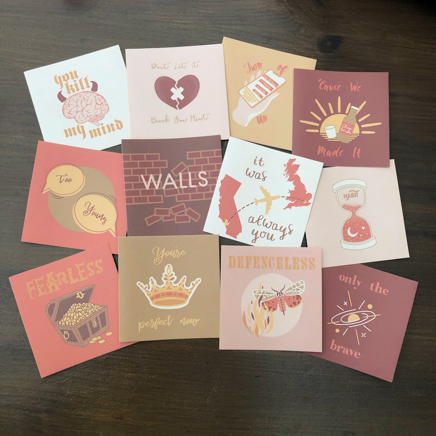 Louis Tomlinson ‘Walls’ Album Tracks Sticker Set