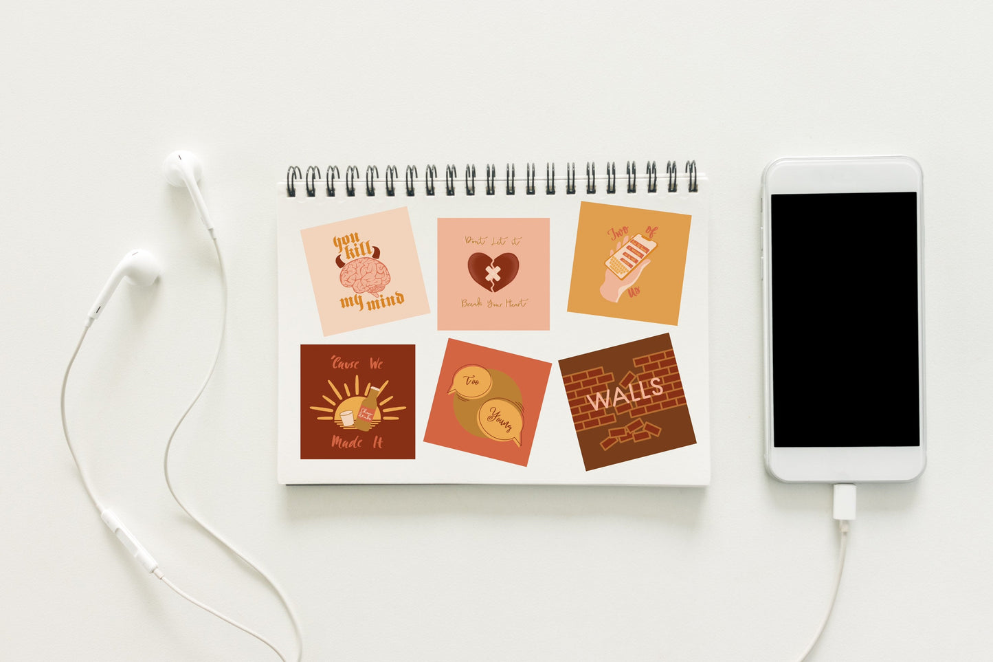 Louis Tomlinson ‘Walls’ Album Tracks Sticker Set