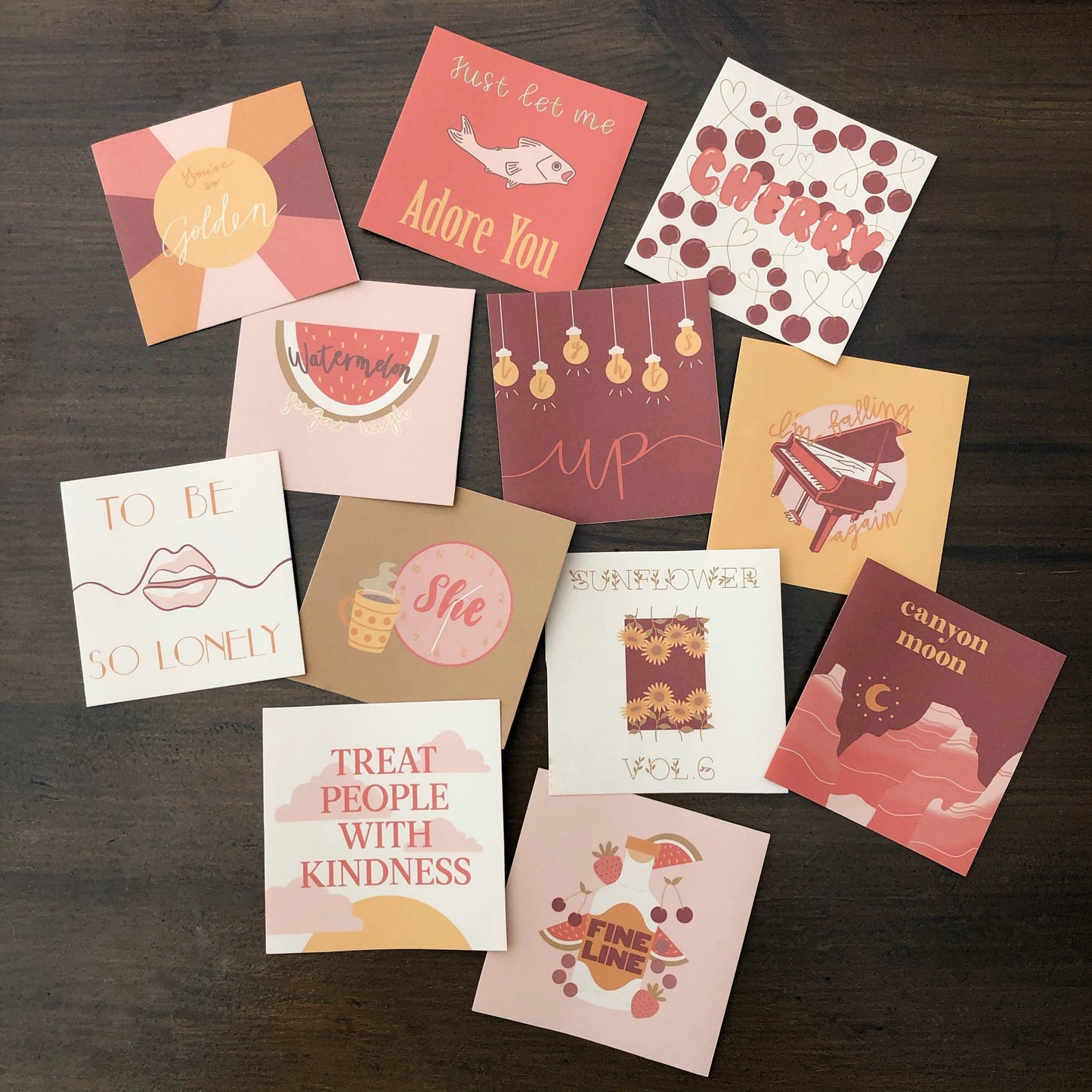 Harry Styles ‘Fine Line’ Album Tracks Sticker Set