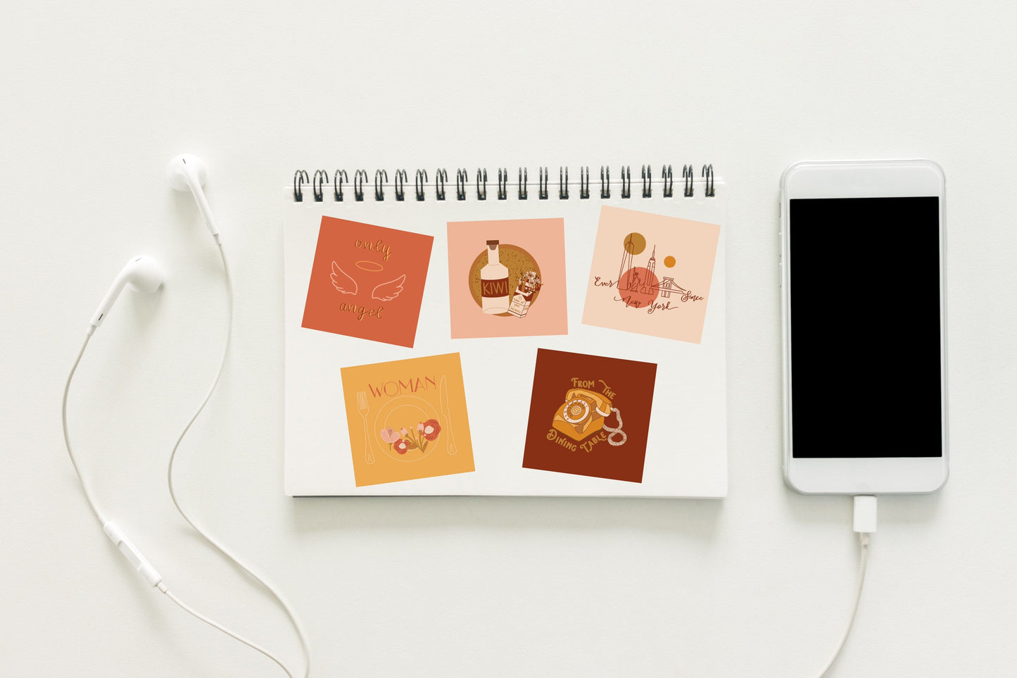 Harry Styles Debut Album Tracks Sticker Set