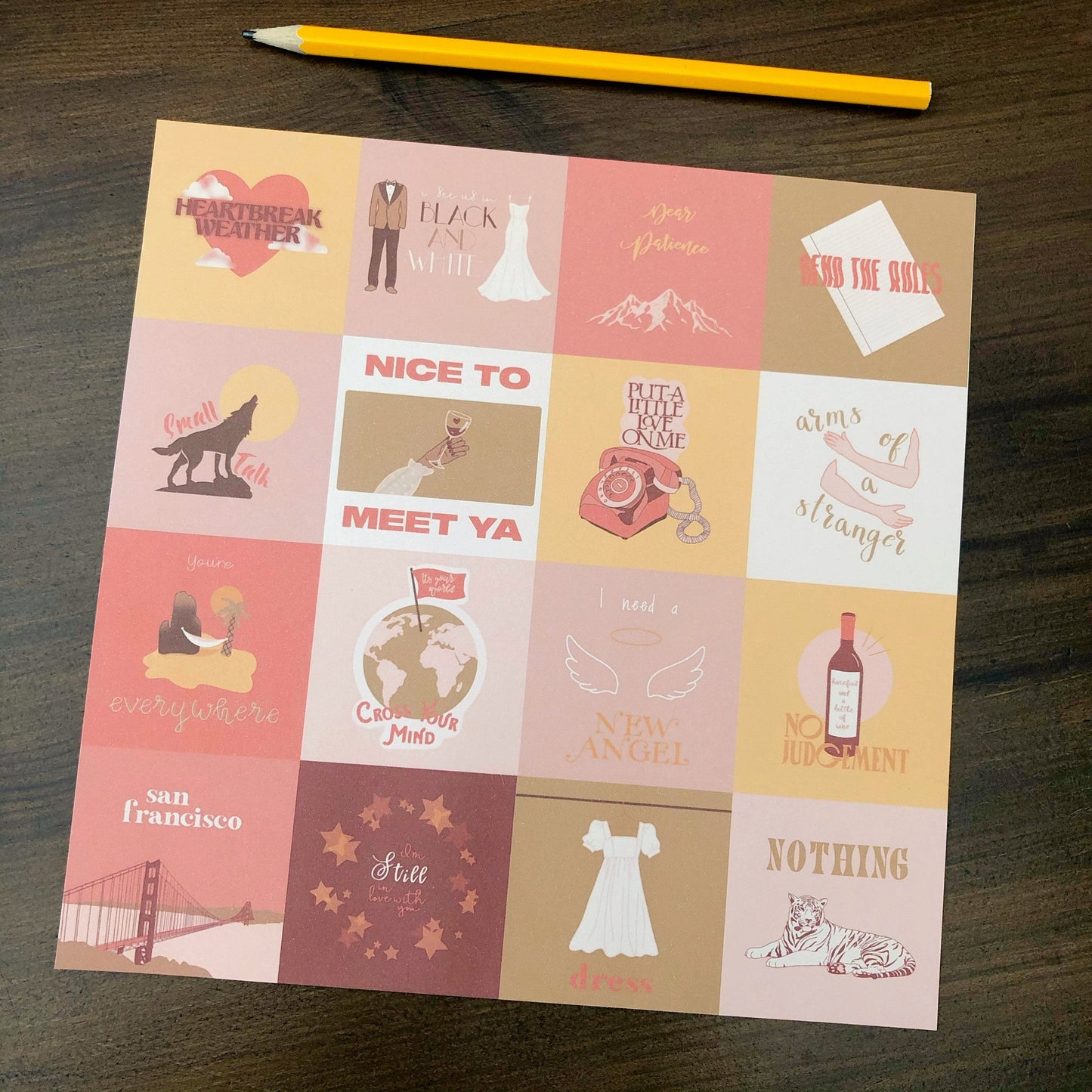 Niall Horan ‘Heartbreak Weather’ Album Tracks Print/Poster