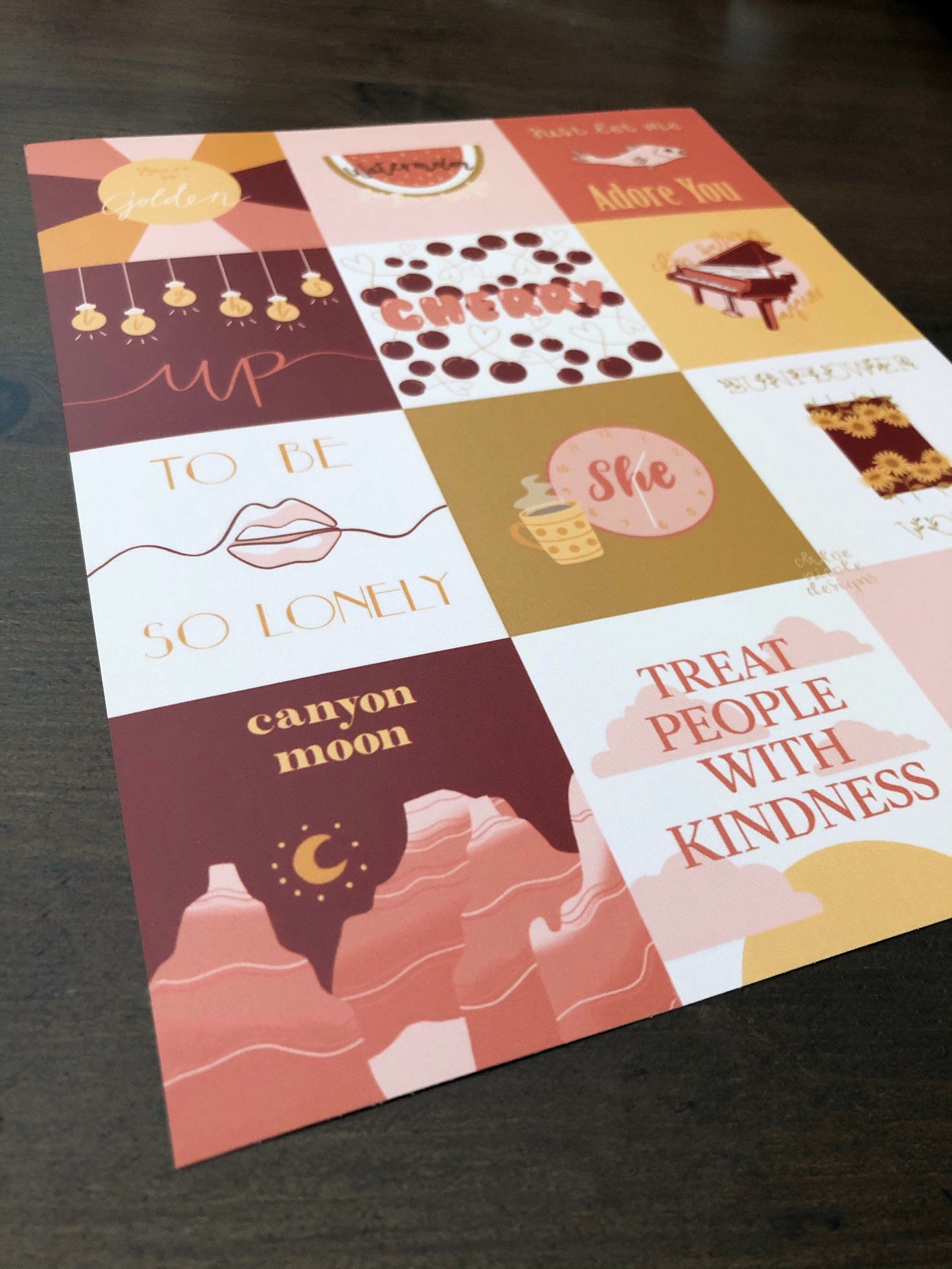 Harry Styles ‘Fine Line’ Album Tracks Print/Poster