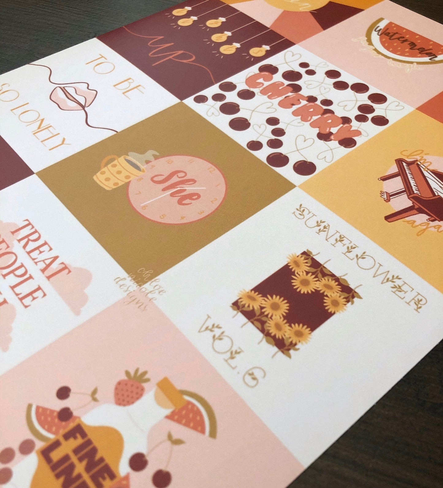 Harry Styles ‘Fine Line’ Album Tracks Print/Poster