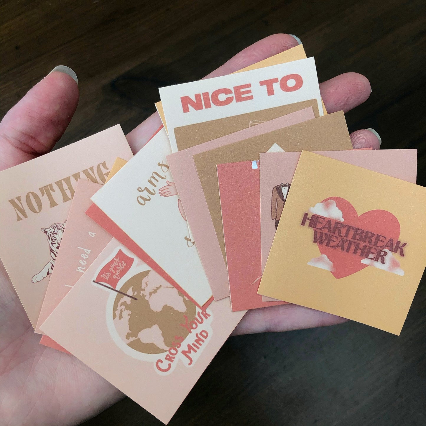 Niall Horan ‘Heartbreak Weather’ Album Tracks Sticker Set