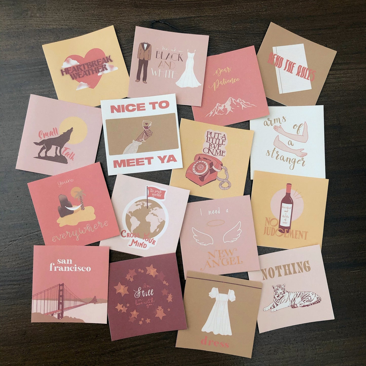 Niall Horan ‘Heartbreak Weather’ Album Tracks Sticker Set