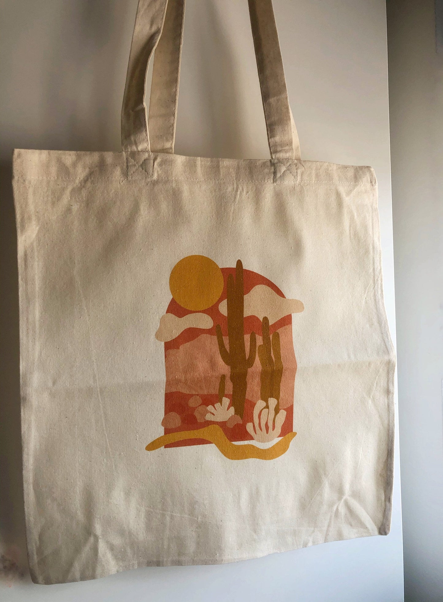 Boho Art Tote Bag | Desert or Moons