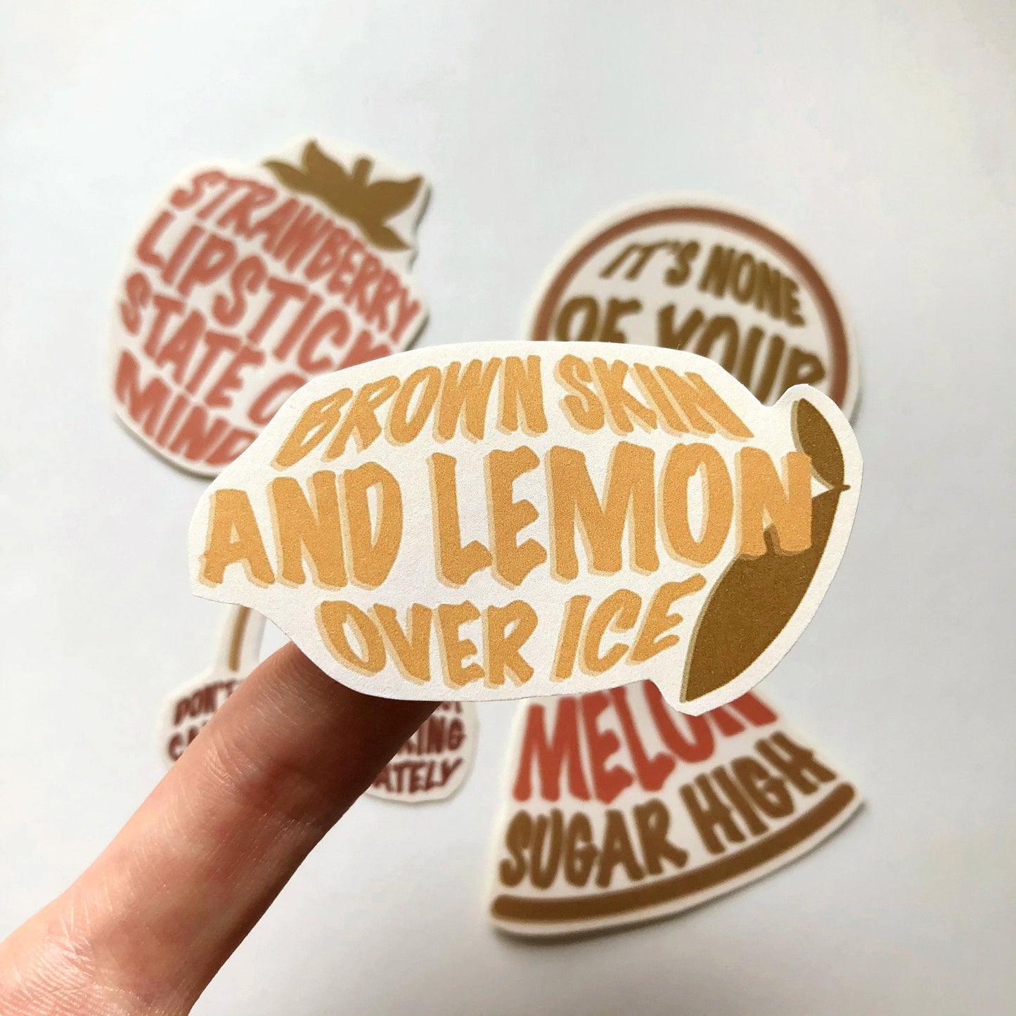 Harry Styles Fruit Lyrics Sticker Set