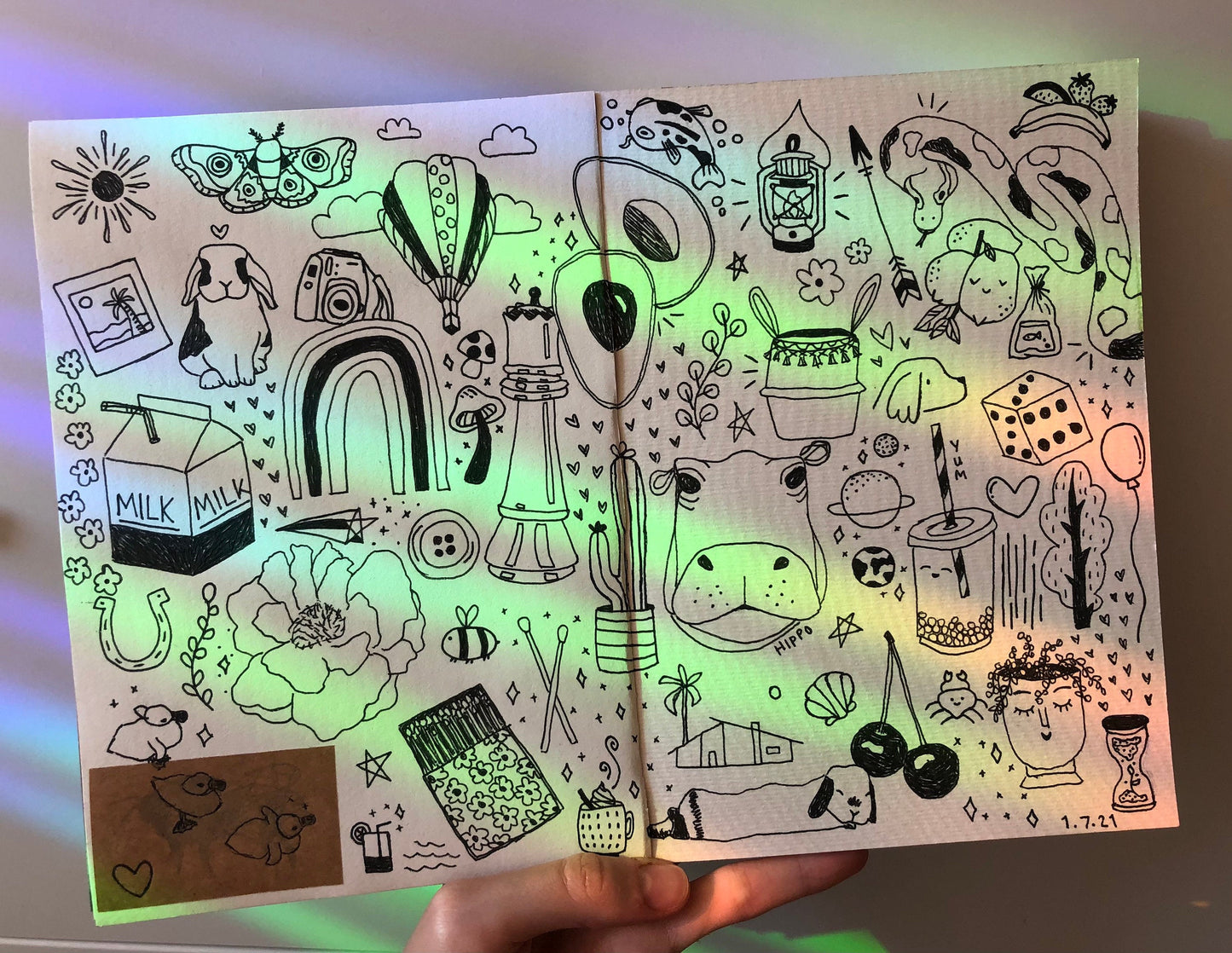 Colouring Page | Doodle Sketchbook | Digital Download