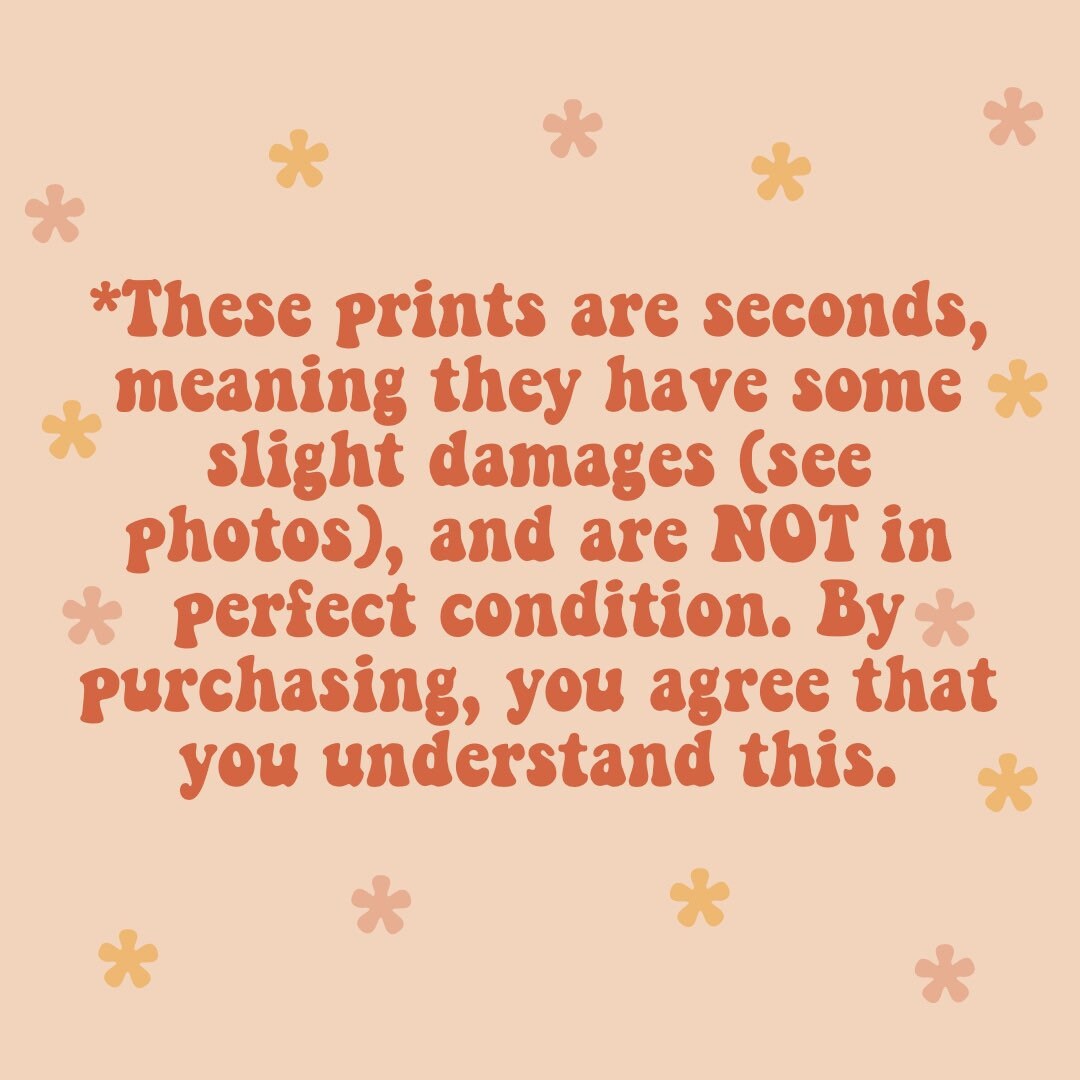 SECONDS* Louis, Niall, Harry 1D Print/Poster (Preorder)