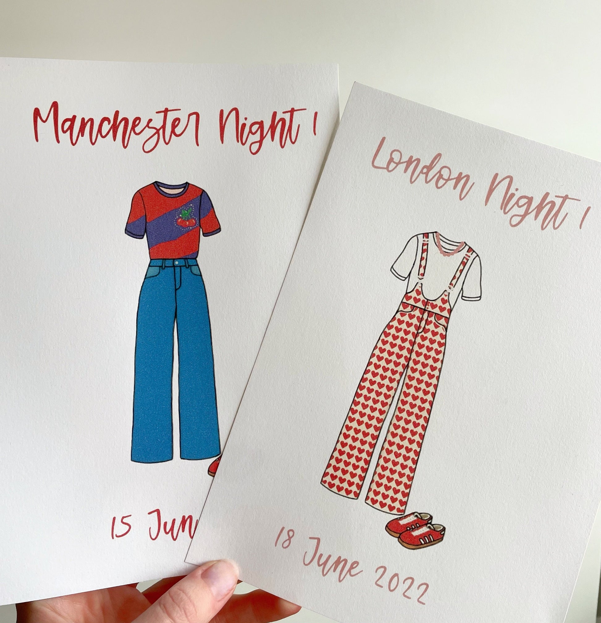 Personalised Love On Tour A5 Prints | LOT (Preorder)